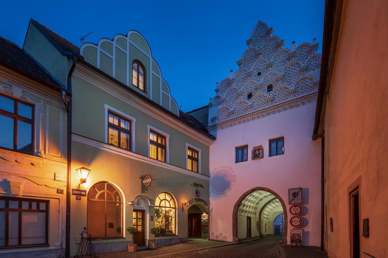 Hotel Bily Jednorozec Třeboň Eksteriør billede
